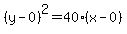 %28y-0%29%5E2=40%28x-0%29
