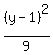 %28y-1%29%5E2%2F9