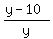 %28y-10%29%2Fy