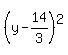 %28y-14%2F3%29%5E2