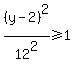 %28y-2%29%5E2%2F12%5E2%3E=1