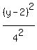 %28y-2%29%5E2%2F4%5E2