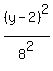 %28y-2%29%5E2%2F8%5E2