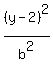 %28y-2%29%5E2%2Fb%5E2