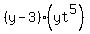 %28y-3%29%2A%28yt%5E5%29