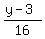 %28y-3%29%2F16