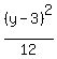 %28y-3%29%5E2%2F12