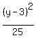 %28y-3%29%5E2%2F25