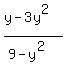 %28y-3y%5E2%29%2F%289-y%5E2%29