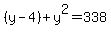 %28y-4%29%2By%5E2=338