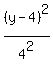 %28y-4%29%5E2%2F4%5E2