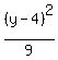 %28y-4%29%5E2%2F9
