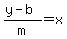 %28y-b%29%2Fm+=+x+