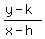 %28y-k%29%2F%28x-h%29