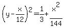 %28y-x%2F12%29%5E2=1%2F3%2Bx%5E2%2F144