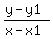 %28y-y1%29%2F%28x-x1%29