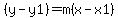 %28y-y1%29=m%28x-x1%29