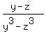 %28y-z%29%2F%28y%5E3-z%5E3%29