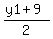 %28y1%2B9%29%2F2