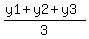%28y1%2By2%2By3%29%2F3