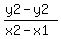 %28y2-y2%29%2F%28x2-x1%29