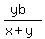 %28yb%29%2F%28x%2By%29
