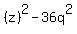 %28z%29%5E2-36q%5E2
