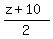 %28z%2B10%29%2F2