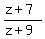 %28z%2B7%29%2F%28z%2B9%29