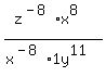 %28z%5E%28-8%29x%5E8%29%2F%28x%5E%28-8%291y%5E11%29