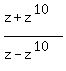%28z+%2B+z%5E10%29%2F%28z+-+z%5E10%29