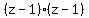 %28z-1%29%28z-1%29