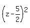 %28z-5%2F2%29%5E2