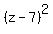 %28z-7%29%5E2