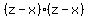 %28z-x%29%28z-x%29