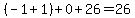 %2B%28-1%2B1%29%2B0%2B26=26