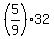 %2B%285%2F9%29%2A32