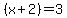 %2B%28x%2B2%29+=+3