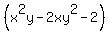 %2B%28x%5E2y-2xy%5E2-2%29