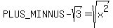 %2B-sqrt%283%29=sqrt%28x%5E2%29
