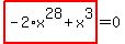 %2Bhighlight_red%28+-2%2Ax%5E28%2Bx%5E3+%29=0