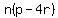 %2Bn%28p-4r%29
