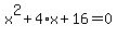 %2Bx%5E2%2B4%2Ax%2B16=0