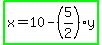 +%0D%0Ahighlight_green%28x=10-%285%2F2%29y%29