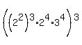 +%28%282%5E2%29%5E3+%2A+2%5E4+%2A+3%5E4%29%5E3+