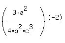 +%28%283%2Aa%5E2%29%2F%284%2Ab%5E2%2Ac%5E3%29%29%5E-2