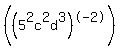 +%28%285%5E2c%5E2d%5E3%29%5E-2%29+