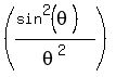 +%28%28sin%5E2%28theta%29%29%2Ftheta%5E2%29+