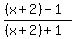 +%28%28x%2B2%29-1%29+%2F+%28%28x%2B2%29%2B1%29+