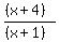 \"+%28%28x%2B4%29%29%2F%28%28x%2B1%29%29\"
